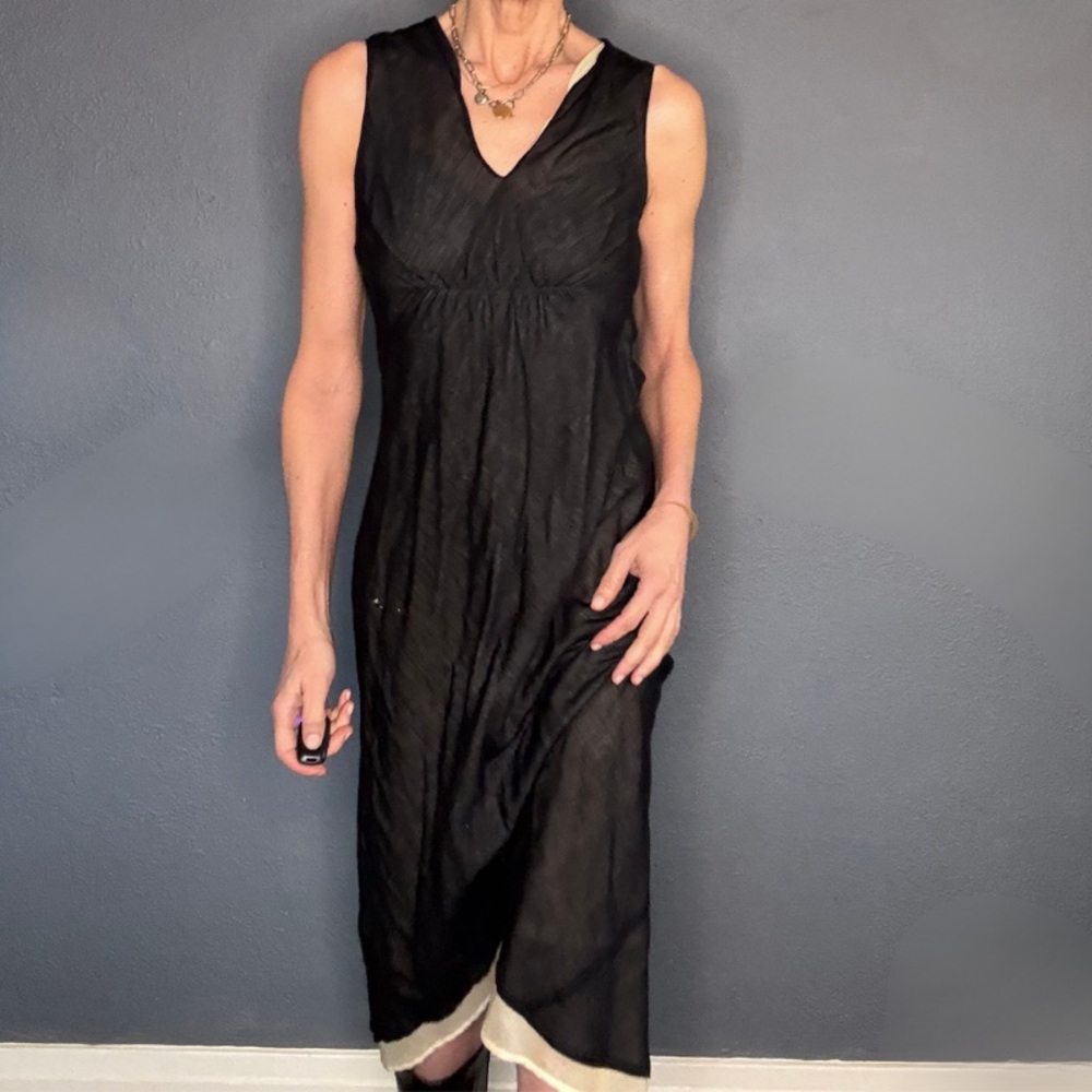 Chic Black Asymmetrical Dress
